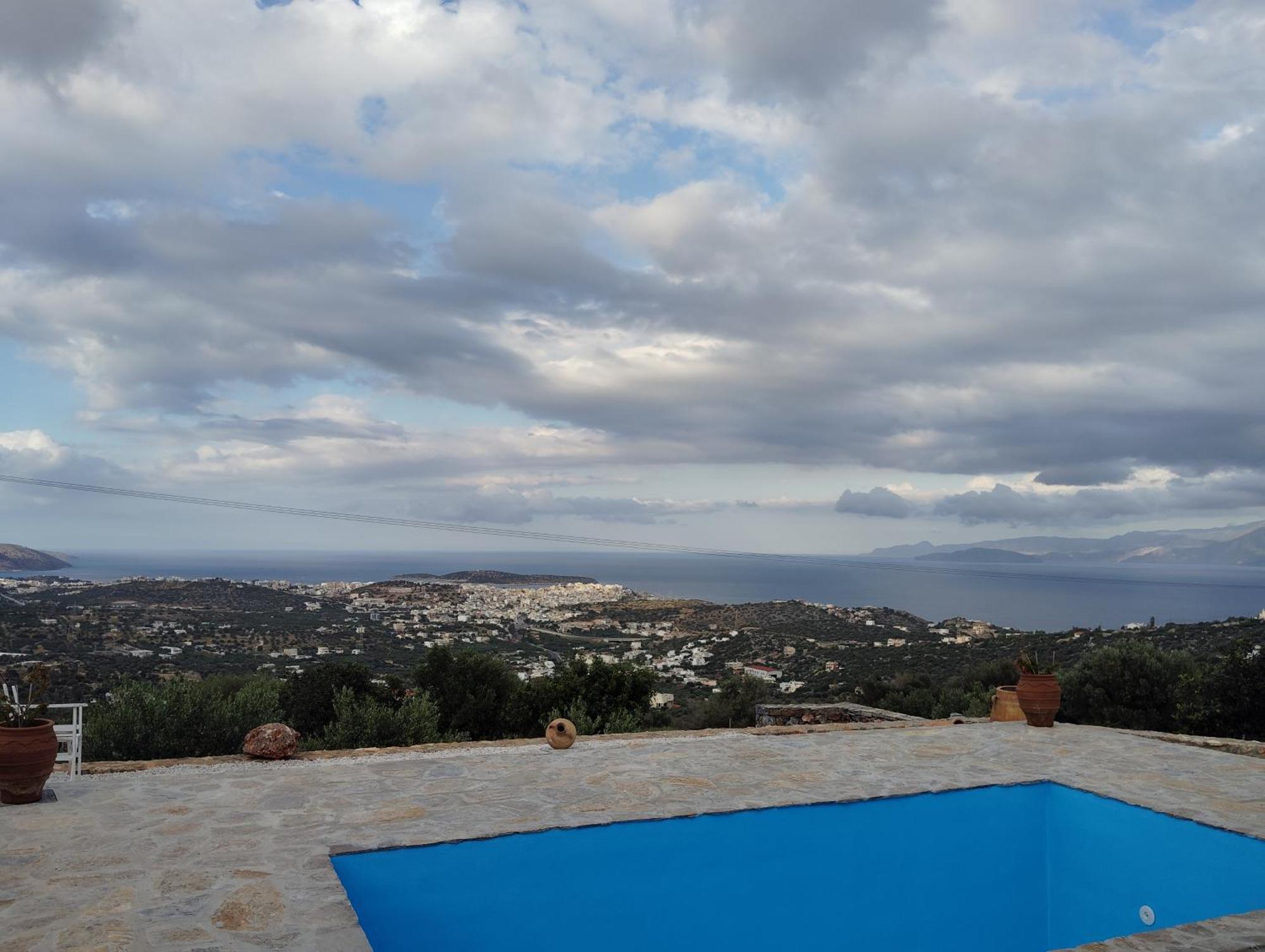 Althea Villa By Breathtaking View Ágios Nikólaos Eksteriør bilde