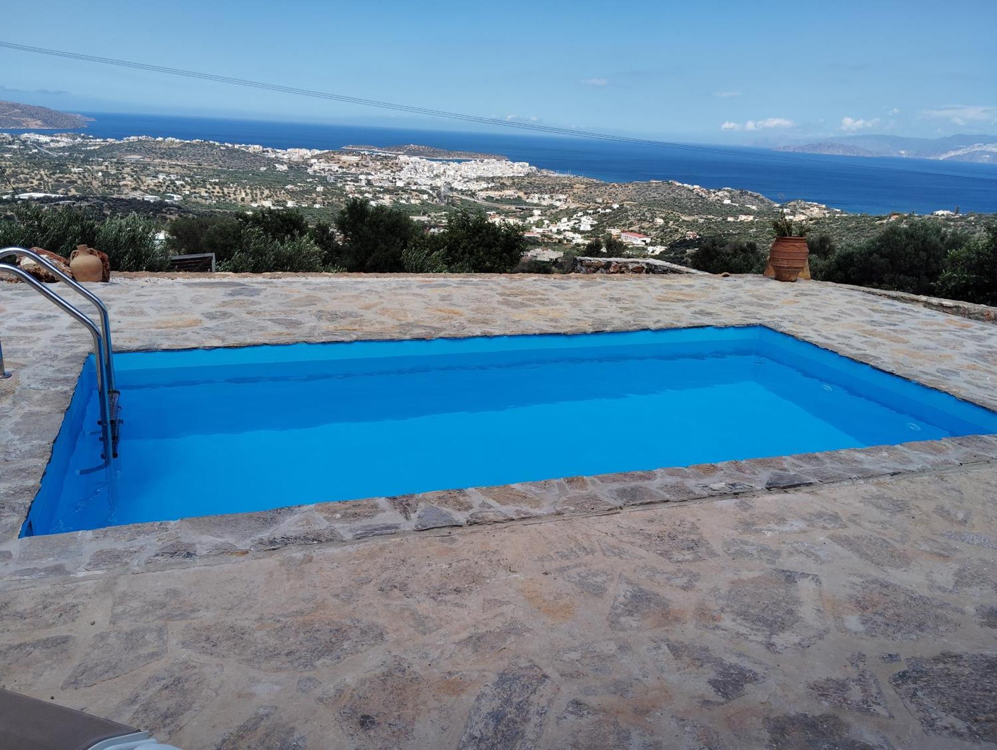 Althea Villa By Breathtaking View Ágios Nikólaos Eksteriør bilde